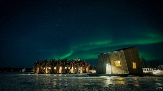 ARCTIC BATH, LAPLAND, SWEDEN